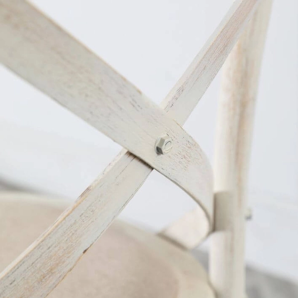 Krzesło jadalniane 2 sztuki Cafe 5055999229869 drewniane białe