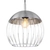 Wisząca lampa industrialna Murro 15034H1 Globo kulisty druciak chrom