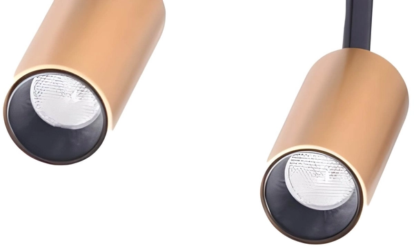 Lampa Nikki AZ4594 do szyny magnetycznej LED 6W 3000K czarna złota