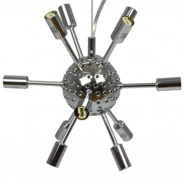 Designerska lampa zwisowa BODY CH Sirius AZ2114 Azzardo podstawa chrom