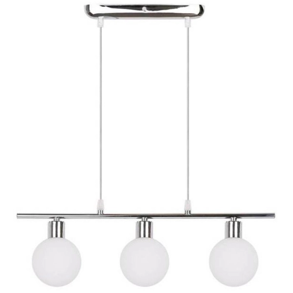 Lampa wisząca nad wyspę Oden 33-03263 Candellux potrójna biała chrom