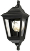 Klasyczna latarnia naścienna KERRY-FLUSH Elstead LED 100W ogrodowa czarna