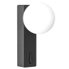 Ścienna kinkiet Boletta Parette Nero Switch OR85570 kula IP44 czarny