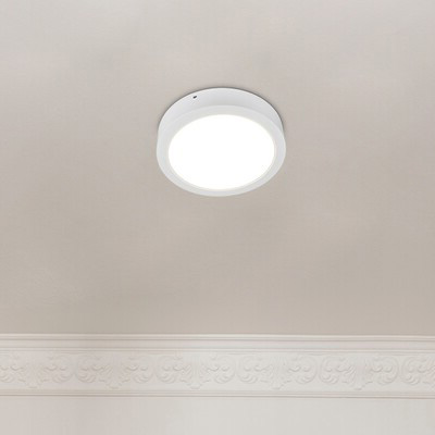 Natynkowa lampa okrągła Shaun 3171 LED 12W 4000K plafon do pokoju biały