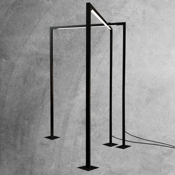 Zewnętrzna lampa stojąca Taketa 9931 Shilo rama IP44 antracyt