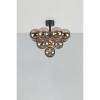Lampa sufitowa kulista Merlot 108845 molekuły szklane czarne przydymione