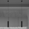 Sopel lampa wisząca Focus P075PL-01B do jadalni czarna