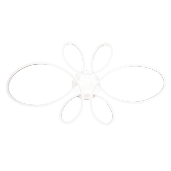 Nowoczesny plafon do sypialni Fly 645619131 LED 32W 4000K biały