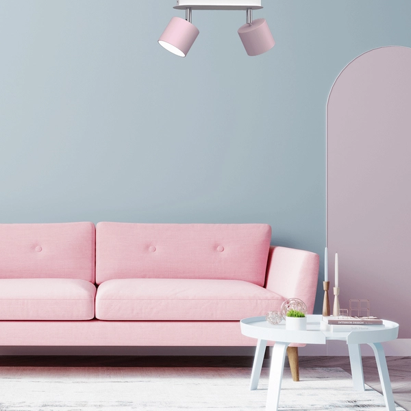 Regulowany downlight pokojowy Dixie MLP7610 lampa biała różowa