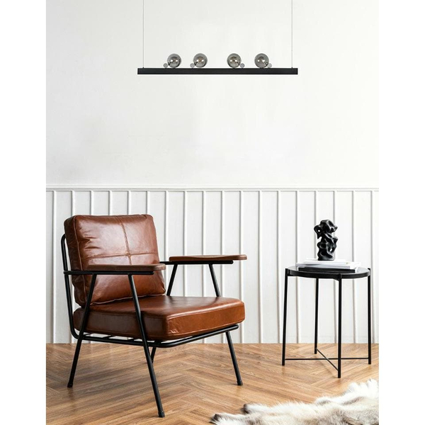 Wisząca lampa kulista Lineal MSE010100270 Moosee kule przydymione czarne