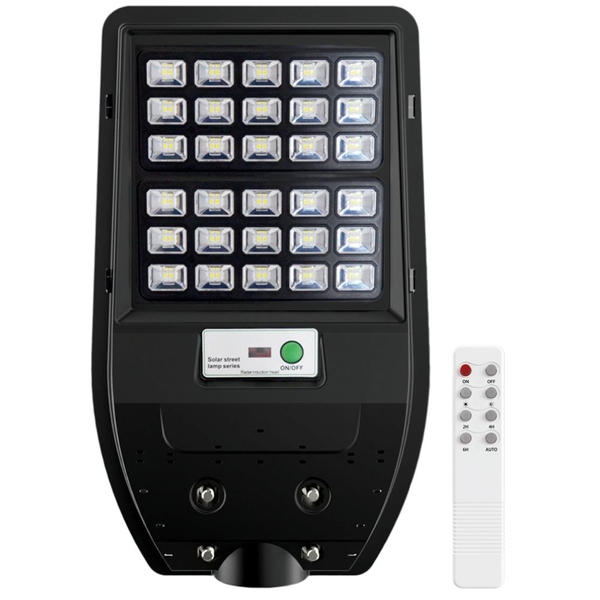 Lampa zewnętrzna Via EKO9093 Ekolight LED 50W 6000K solarna IP65 czarna