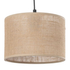 Kinkiet ekologiczny okrągły Juta 6858 TK Lighting rustykalna brązowa