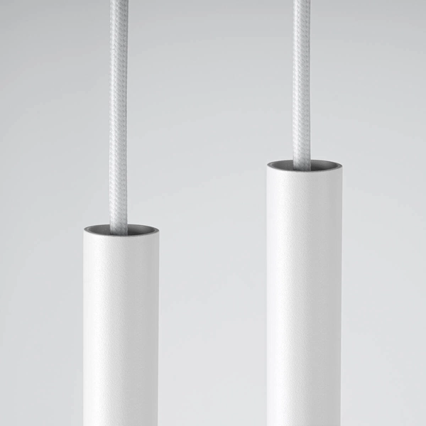 Podwójna lampa wisząca Pastelo SL.1303 tubki do salonu biała