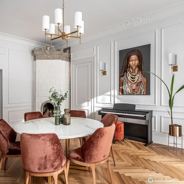 Ścienny kinkiet Denver W01963BR-WH Cosmolight tuba biały mosiądz