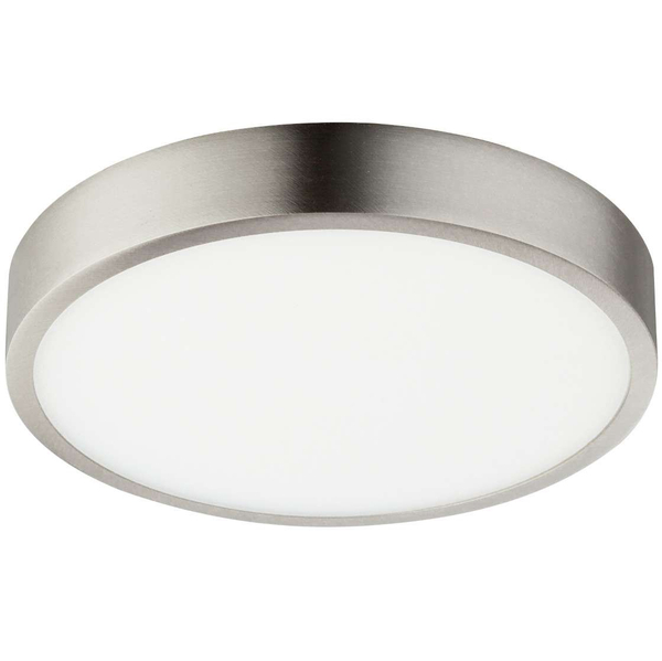LAMPA sufitowa VITOS 12366-22 Globo metalowa OPRAWA okrągła LED 22W 4000K plafon nikiel