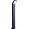 Ogrodowa LAMPA stojąca Vidar K-8148 Kaja metalowa OPRAWA zewnętrzna LED 12W 4000K outdoor IP54 czarna