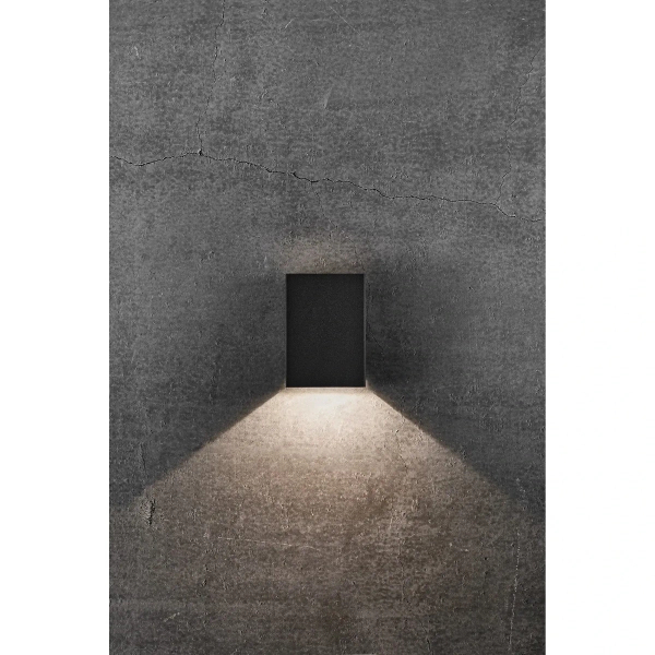 Prostokątna lampa ścienna Fold 2019041003 LED 5,4W 3000K IP54 czarny