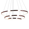 LAMPA wisząca K-8153 KAJA metalowa OPRAWA okrągły ZWIS pierścienie LED 113W 4000K rings złote