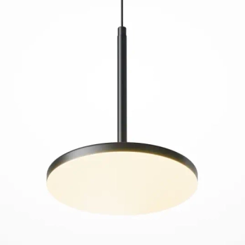 Okrągła lampa wisząca Plato P076PL-L12W3K-B LED 12W 3000K czarna