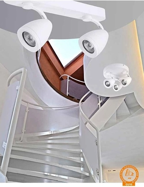 Regulowany spot sufitowy Albico AZ1241 Azzardo do przedpokoju biały