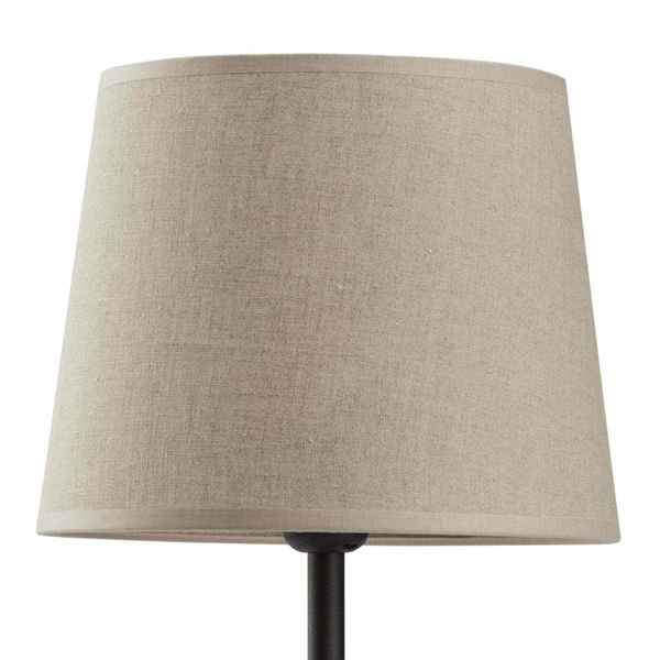 Lampka nocna z tkaninowym abażurem Chicago 5150 TK Lighting szara beżowa