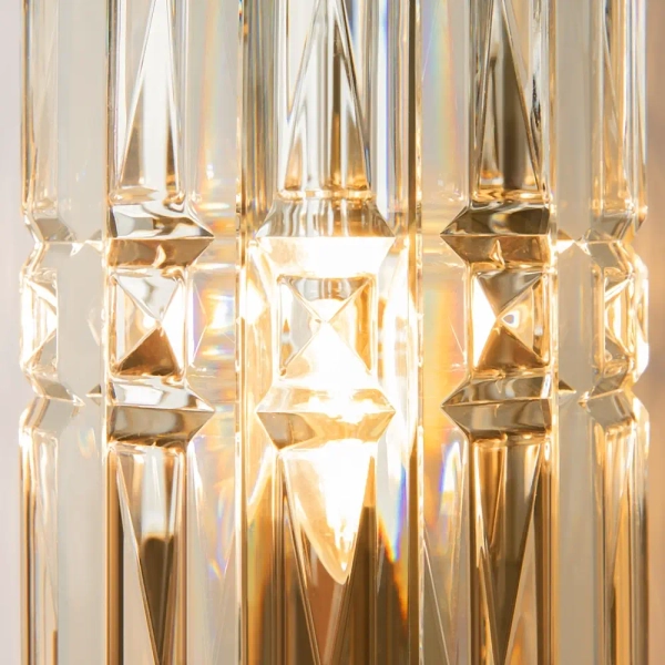Dekoracyjny kinkiet Facet MOD094WL-01G Maytoni kryształ glamour złoty