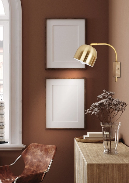 Kinkiet lampa ścienna RUPI 21-75475 metalowa regulowana patyna