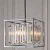 Lampa wisząca glamour Acadia 81930 Endon kryształowa crystal kwadratowa chrom