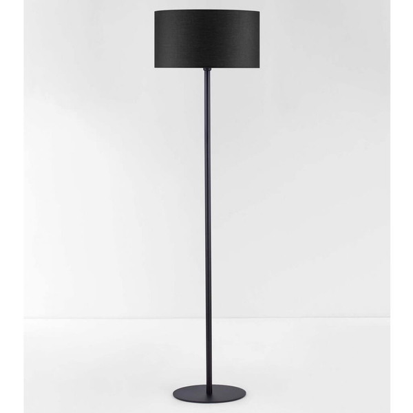 Lampa podłogowa do sypialni GUAVIARE LE44952 z abażurem czarna
