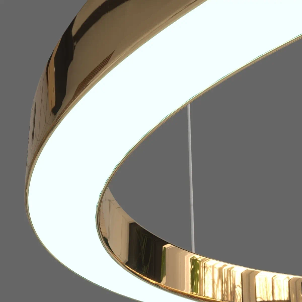 Wisząca lampa do salonu Aurum M PL0116-90-CCT LED 38W CCT złota