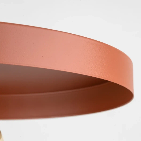 Lampa zwisająca do salonu Sila 10749 dysk metalowy zielony