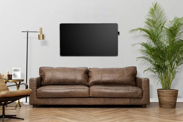 Panel grzewczy na podczerwień PGHG600 grzejnik IR 55x100cm 600W czarny