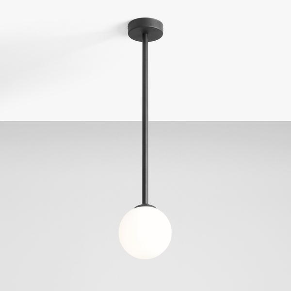 Loftowa lampa sufitowa Pinne 1080PL_G1_M 1-punktowa kula pokojowa czarna
