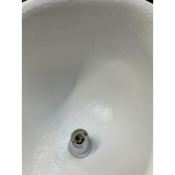 Regulowana lampa do salonu Stone DN426-600 wiszący kamień metalowy biały outlet