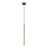 Lampa wisząca Pastelo SL.1266 do jadalni naturalna drewniana czarna