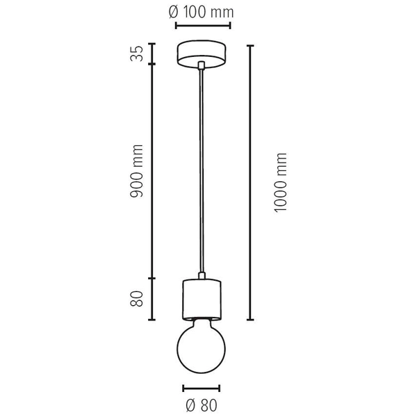 Ekologiczna lampa wisząca Pino 71689104 Spotlight rustykalna drewniany sosna