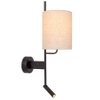 Kinkiet ścienny metalowy Magic 68211/82/30 Lucide LED 3W 2700K tuba czarna