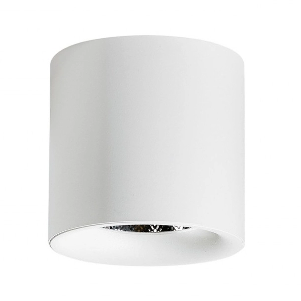 Pokojowa lampa sufitowa Mane biała tuba LED 10W nowoczesna