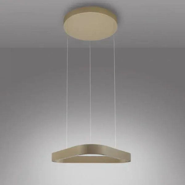 Opuszczana lampa wisząca na pilot Q-STRETTO brązowa 2690-97 2xLED 61W 2200-5000K CCT