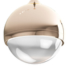 Wisząca lampa glamour Bolicina szklana kula LED 5W 3000K złota
