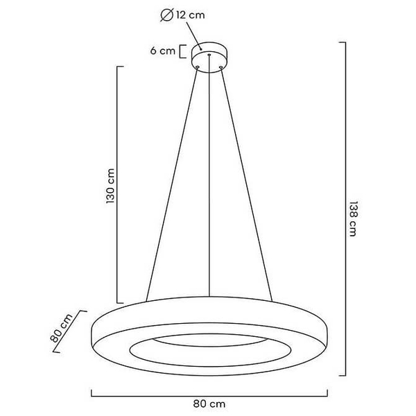 Kryształowa lampa wisząca Allisia MSE010100352 Moosee LED 43W 3000K złota