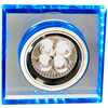 Kwadratowa lampa podstropowa 226934 do pokoju LED 2,1W niebieska