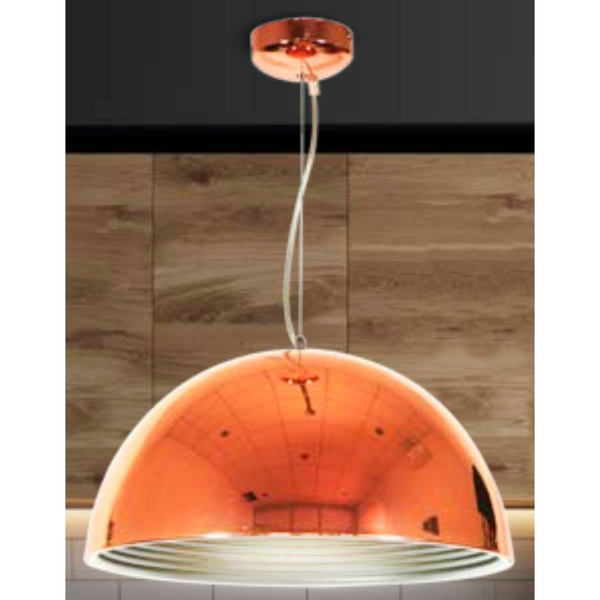 Lampa wisząca AMALFI 31-26392 metalowa industrialny zwis kopuła miedź