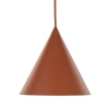 Wisząca lampa stożkowa CONO 10076 nad stół ceglany