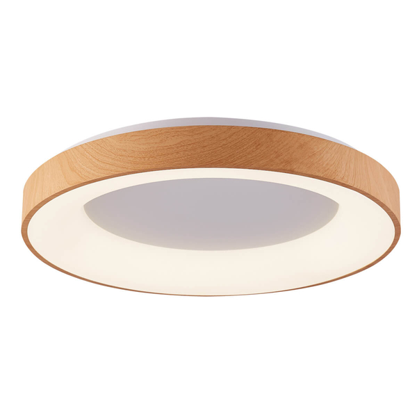 Lampa z pilotem sufitowa Santana AZ4997 LED 80W 3000-6500K drewno