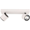 Plafon LAMPA sufitowa BONIVA SPL-2854-2B-WH Italux metalowa OPRAWA regulowane LED 10W 3000K reflektorki na listwie białe czarne