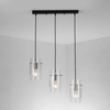 Wisząca lampa kuchenna Savona LP-707/3L nad wyspę czarna OUTLET