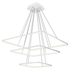 LAMPA wisząca NIX BLACK ML519 Milagro kwadratowa OPRAWA zwis LED 117W 3000K czarna