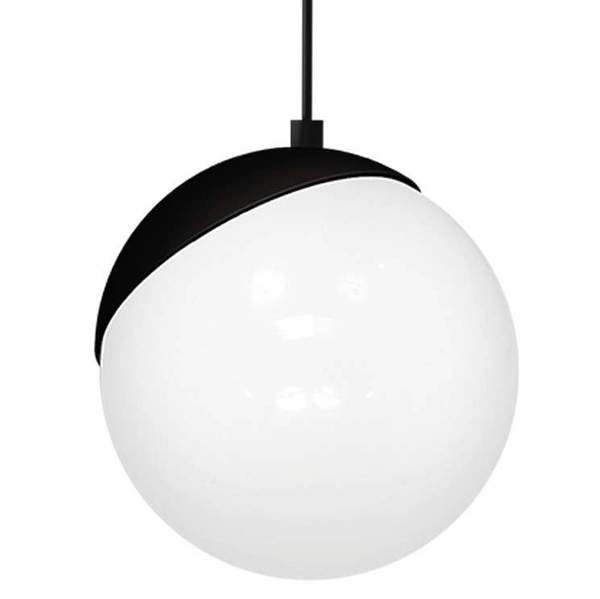 LAMPA wisząca SFERA MLP5739 Milagro szklana OPRAWA loftowy ZWIS kula ball biała
