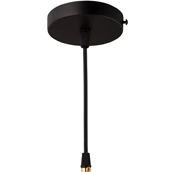 Lampa wisząca Edison ABIGALI-ZA-1 nad wyspę loft złota czarna